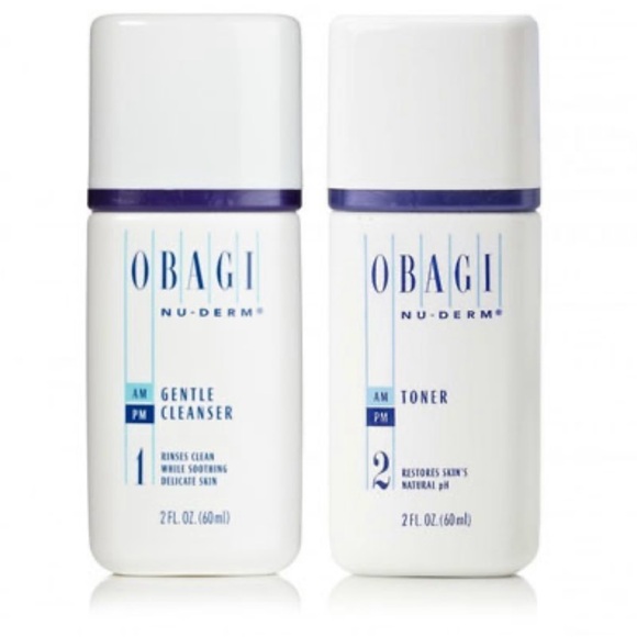 Obagi Nu-Derm Gentle Cleanser and Toner set. Ideal for sensitive and dry skin - Picture 3 of 3